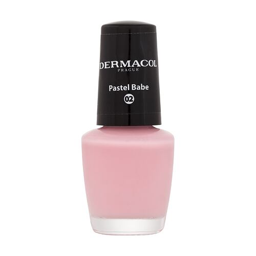 Lak na nehty Dermacol Mini Pastel 5 ml 02 Pastel Babe