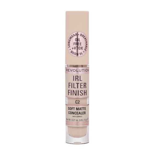 Korektor Makeup Revolution London IRL Filter Finish Soft Matte Concealer 6 g C2