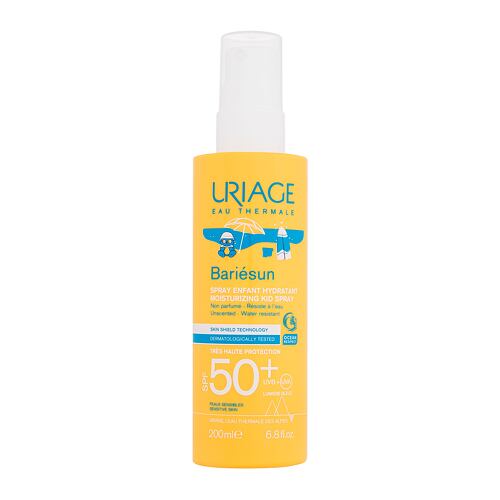 Opalovací přípravek na tělo Uriage Bariésun Moisturizing Kid Spray SPF50+ 200 ml