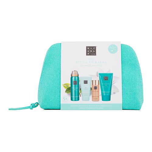 Tělový krém Rituals The Ritual Of Karma Luxury Reusable Pouch For Travelling 70 ml Kazeta