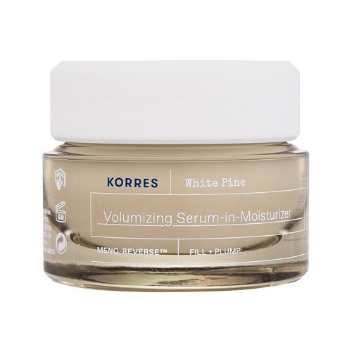 Denní pleťový krém Korres White Pine Volumizing Serum-in-Moisturizer 40 ml