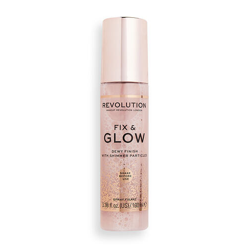 Fixátor make-upu Makeup Revolution London Fix & Glow Dewy Finish 100 ml