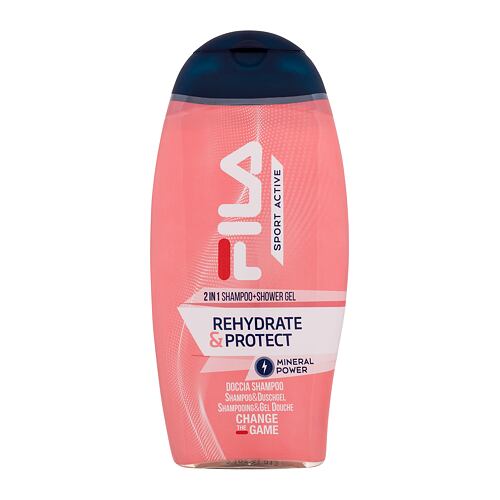 Sprchový gel Fila Sport Active Rehydrate & Protect 2in1 Shampoo + Shower Gel 250 ml