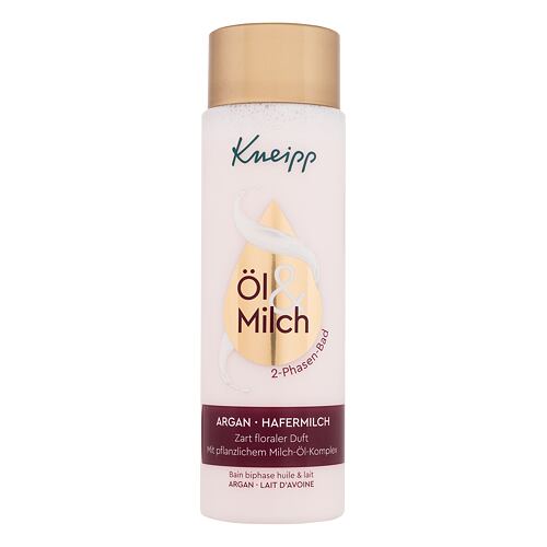 Koupelový olej Kneipp Oil & Milk 2-Phase Bath Argan & Oat Milk 250 ml