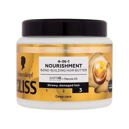 Maska na vlasy Schwarzkopf Gliss Nourishment 4-in-1 Hair Butter 400 ml