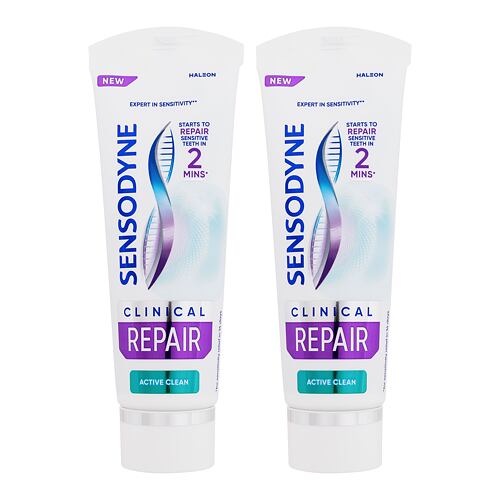 Zubní pasta Sensodyne Clinical Repair Active Clean Duo 2x75 ml