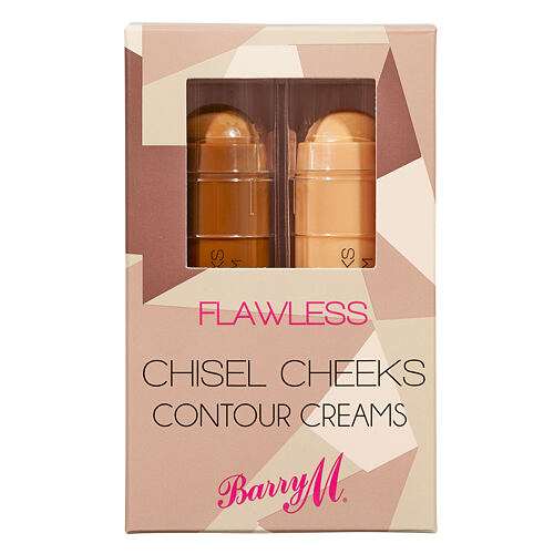 Rozjasňovač Barry M Flawless Chisel Cheeks Contour Creams 5 g Kazeta