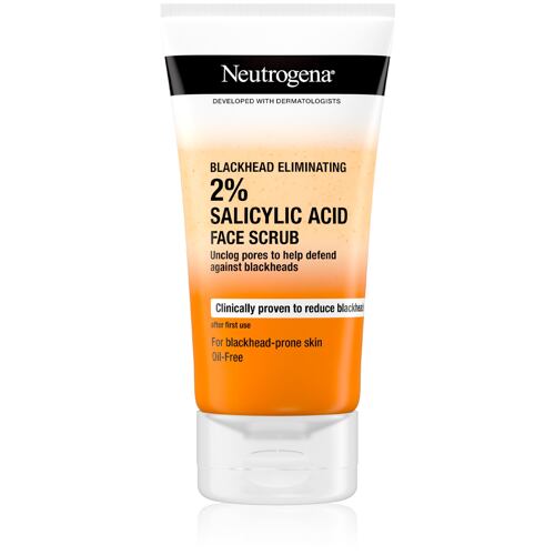 Peeling Neutrogena Blackhead Eliminating 2% Salicylic Acid Face Scrub 150 ml