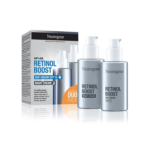 Denní pleťový krém Neutrogena Retinol Boost Duo Pack 50 ml Kazeta