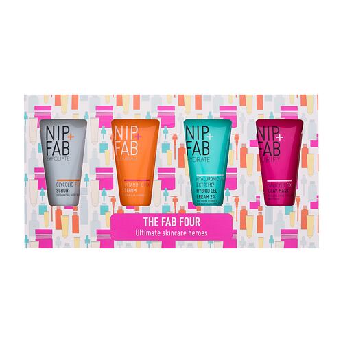 Peeling NIP+FAB The Fab Four Ultimate Skincare Heroes 20 ml Kazeta