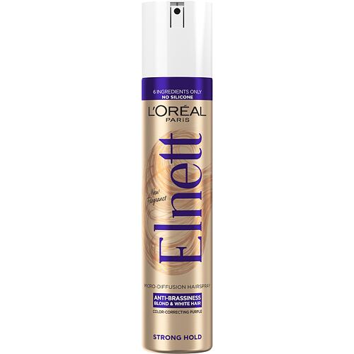 Lak na vlasy L'Oréal Paris Elnett Micro-Diffusion Hairspray Anti-Brassiness 300 ml