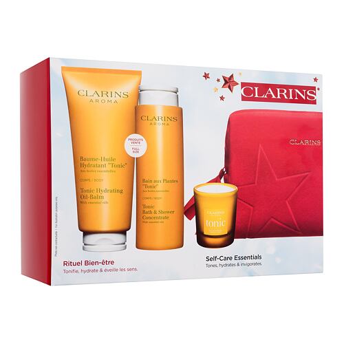 Tělový balzám Clarins Aroma Self-Care Essentials 200 ml Kazeta