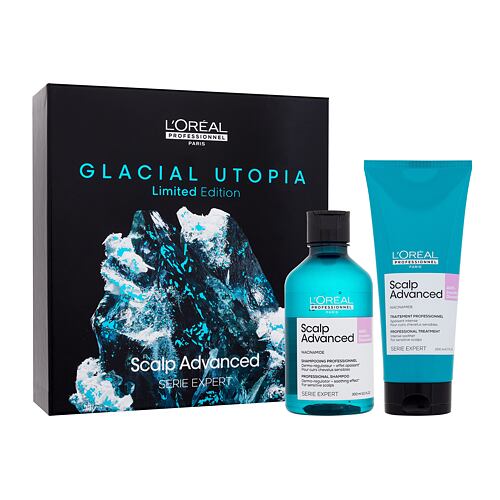 Šampon L'Oréal Professionnel Scalp Advanced Glacial Utopia Limited Edition 300 ml poškozená krabička Kazeta