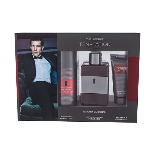 Toaletní voda Banderas The Secret Temptation 100 ml poškozená krabička Kazeta