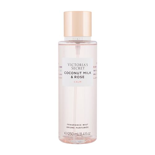 Tělový sprej Victoria´s Secret Coconut Milk & Rose Calm 250 ml poškozený flakon