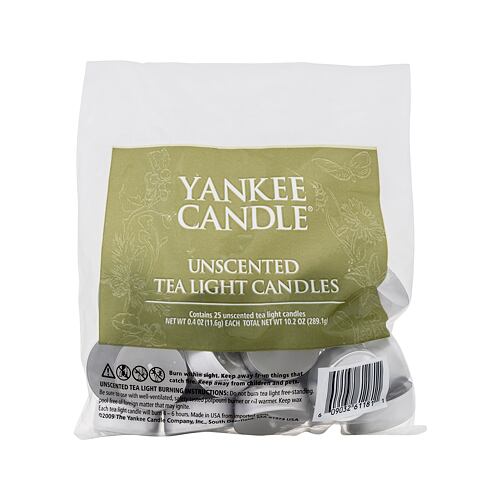 Vonná svíčka Yankee Candle Tea Light Candles Unscented 290 g