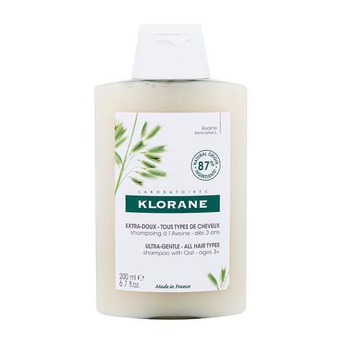 Šampon Klorane Oat Milk Ultra-Gentle 200 ml