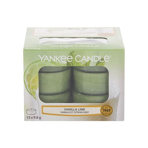 Vonná svíčka Yankee Candle Vanilla Lime 117,6 g poškozená krabička