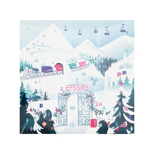 Lak na nehty Essie Nail Lacquer Express Train Advent Calendar 213 ml poškozená krabička Kazeta