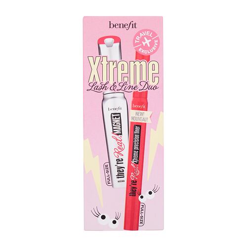 Řasenka Benefit They´re Real! Xtreme Lash & Line Duo 9 ml Supercharged Black Kazeta