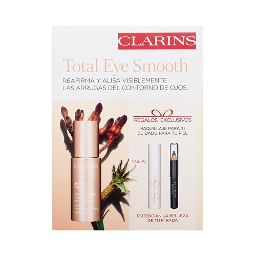 Oční gel Clarins Total Eye Smooth 15 ml poškozená krabička Kazeta