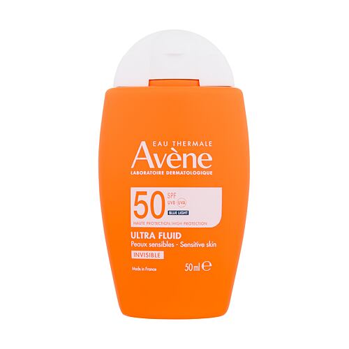 Opalovací přípravek na obličej Avene Sun Ultra Fluid Invisible SPF50 50 ml