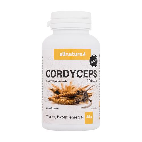 Doplněk stravy Allnature Cordyceps 100 ks