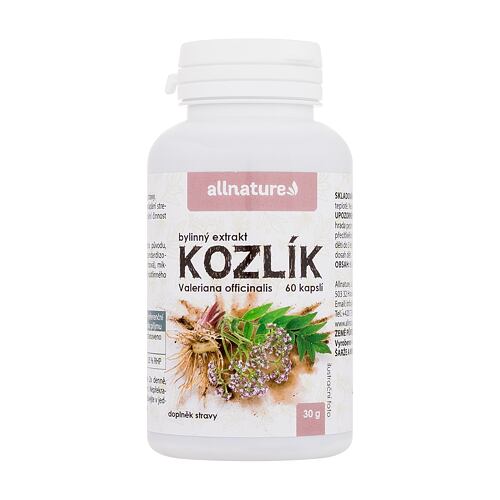 Doplněk stravy Allnature Kozlík 60 ks