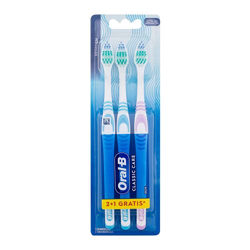 Klasický zubní kartáček Oral-B Classic Care Medium 3 ks