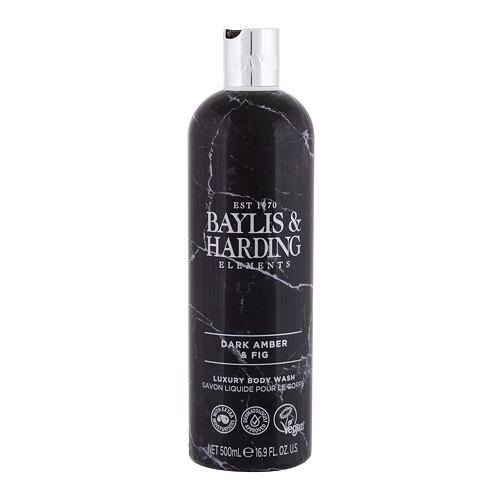 Sprchový gel Baylis & Harding Elements Dark Amber & Fig 500 ml poškozený flakon