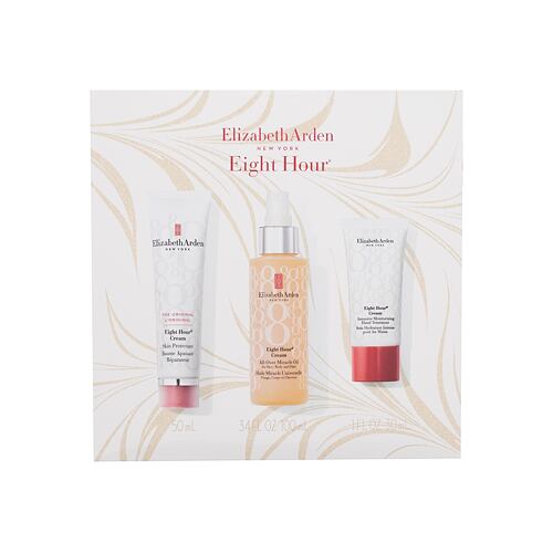 Tělový olej Elizabeth Arden Eight Hour Cream Holiday Miracle 100 ml poškozená krabička Kazeta