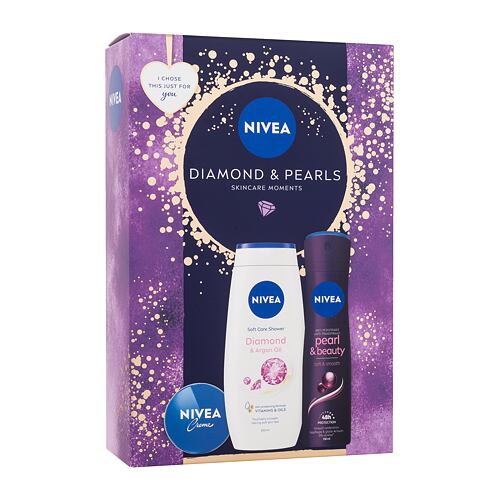 Denní pleťový krém Nivea Diamond & Pearls 30 ml Kazeta