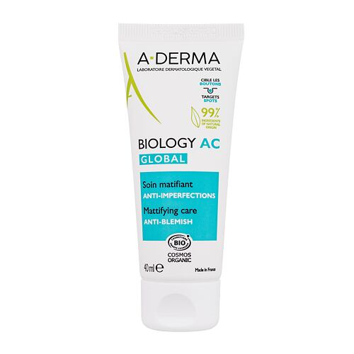 Denní pleťový krém A-Derma Biology AC Global Mattifying Care 40 ml