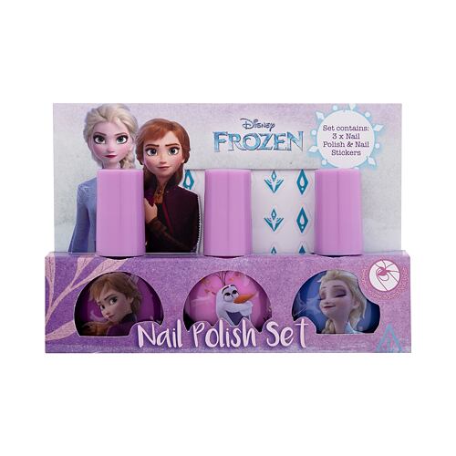 Lak na nehty Lip Smacker Disney Frozen Nail Polish Set 4 ml Kazeta