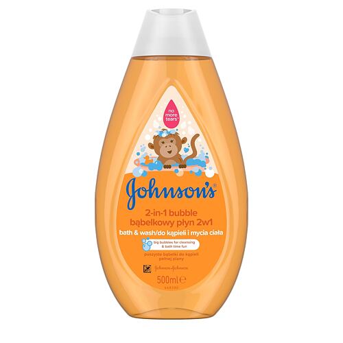 Pěna do koupele Johnson´s Kids 2-in-1 Bubble Bath & Wash 500 ml