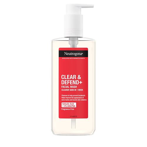 Čisticí gel Neutrogena Clear & Defend+ Facial Wash 200 ml