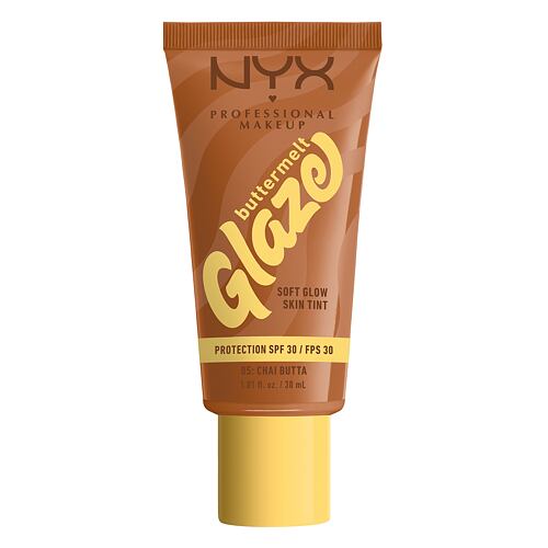 Make-up NYX Professional Makeup Buttermelt Glaze Soft Glow Skin Tint SPF30 30 ml 05 Chai Butta