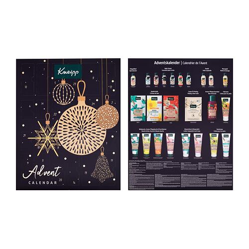 Sprchový gel Kneipp Advent Calendar 1 ks poškozená krabička Kazeta