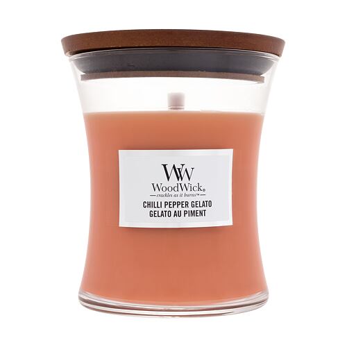 Vonná svíčka WoodWick Chilli Pepper Gelato 275 g poškozený obal