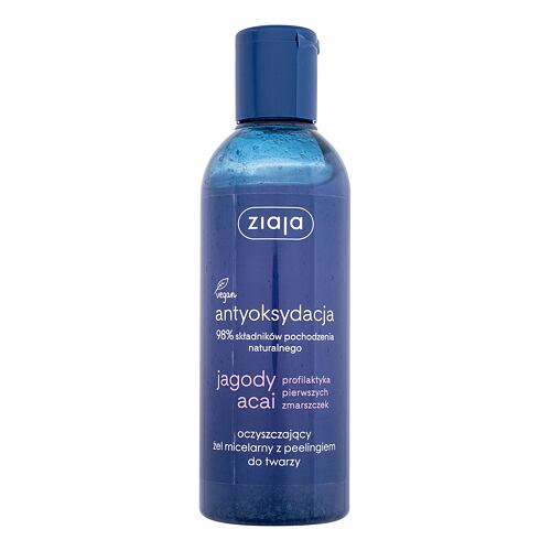 Čisticí gel Ziaja Acai Berry Antioxidation Micellar Cleansing Face Scrub Gel 200 ml