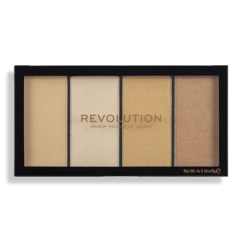 Rozjasňovač Makeup Revolution London Re-loaded Palette 20 g Lustre Lights Warm