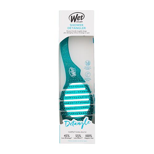 Kartáč na vlasy Wet Brush Shower Detangler 1 ks Teal Glitter