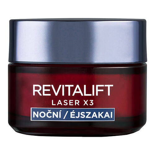 Noční pleťový krém L'Oréal Paris Revitalift Laser X3 Night Cream 50 ml