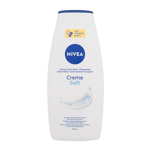 Pěna do koupele Nivea Creme Soft Caring Foam Bath 750 ml