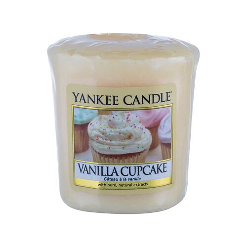 Vonná svíčka Yankee Candle Vanilla Cupcake 49 g vada zbarvení