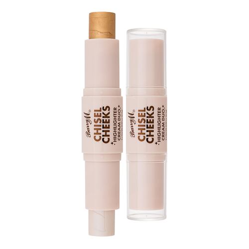 Rozjasňovač Barry M Chisel Cheeks Highlighter Cream Duo 6,3 g Silver/Gold