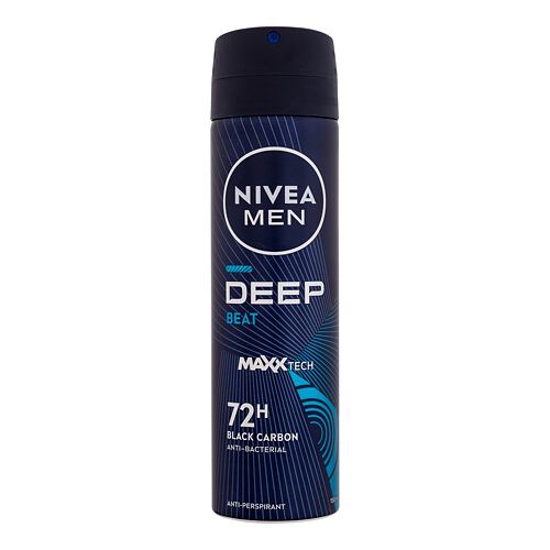 Antiperspirant Nivea Men Deep Black Carbon Beat 72H 150 ml