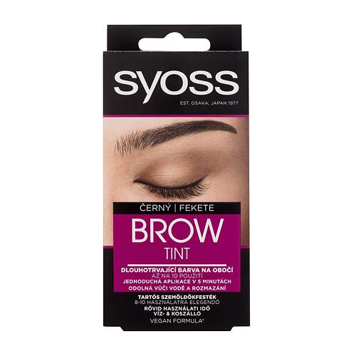 Barva na obočí Syoss Brow Tint 17 ml Black