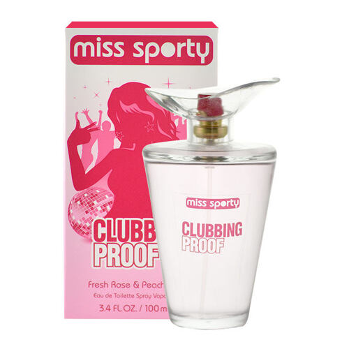 Toaletní voda Miss Sporty Clubbing Proof 100 ml poškozená krabička