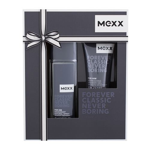 Deodorant Mexx Forever Classic Never Boring 75 ml poškozená krabička Kazeta